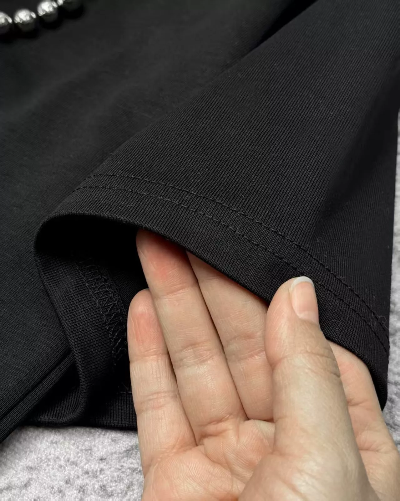 굿브랜드 진주 로고 반소매 티셔츠 상세 이미지 14
