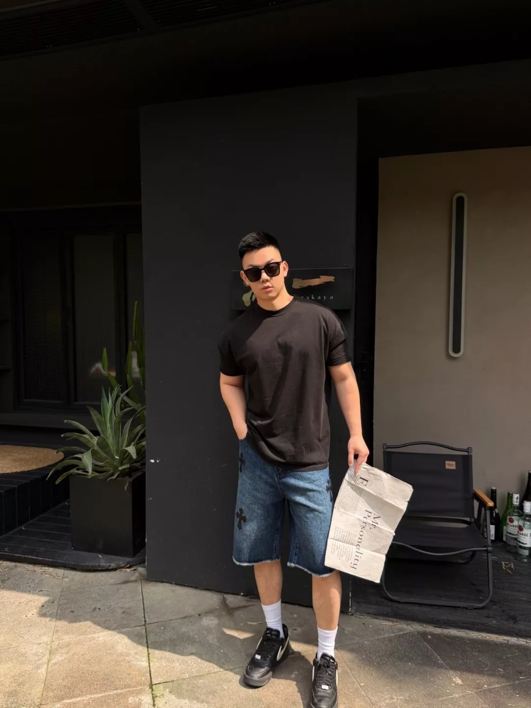 크롬하츠 워싱 데님 하프 팬츠 상세 이미지 27