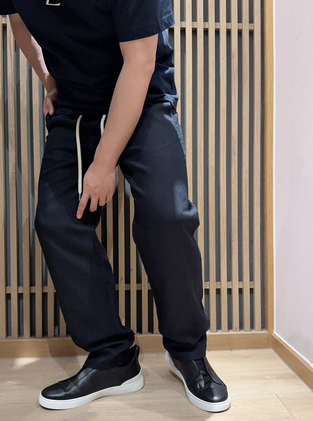 브루넬로쿠치넬리 라이오셀 린넨 혼방 드로스트링 팬츠 상세 이미지 26