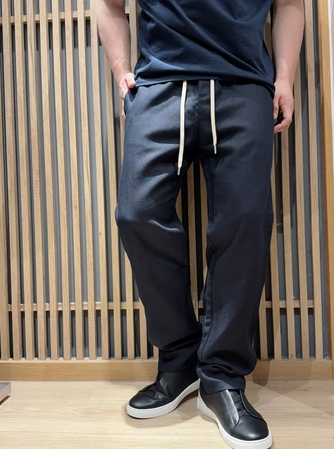 브루넬로쿠치넬리 라이오셀 린넨 혼방 드로스트링 팬츠 상세 이미지 24