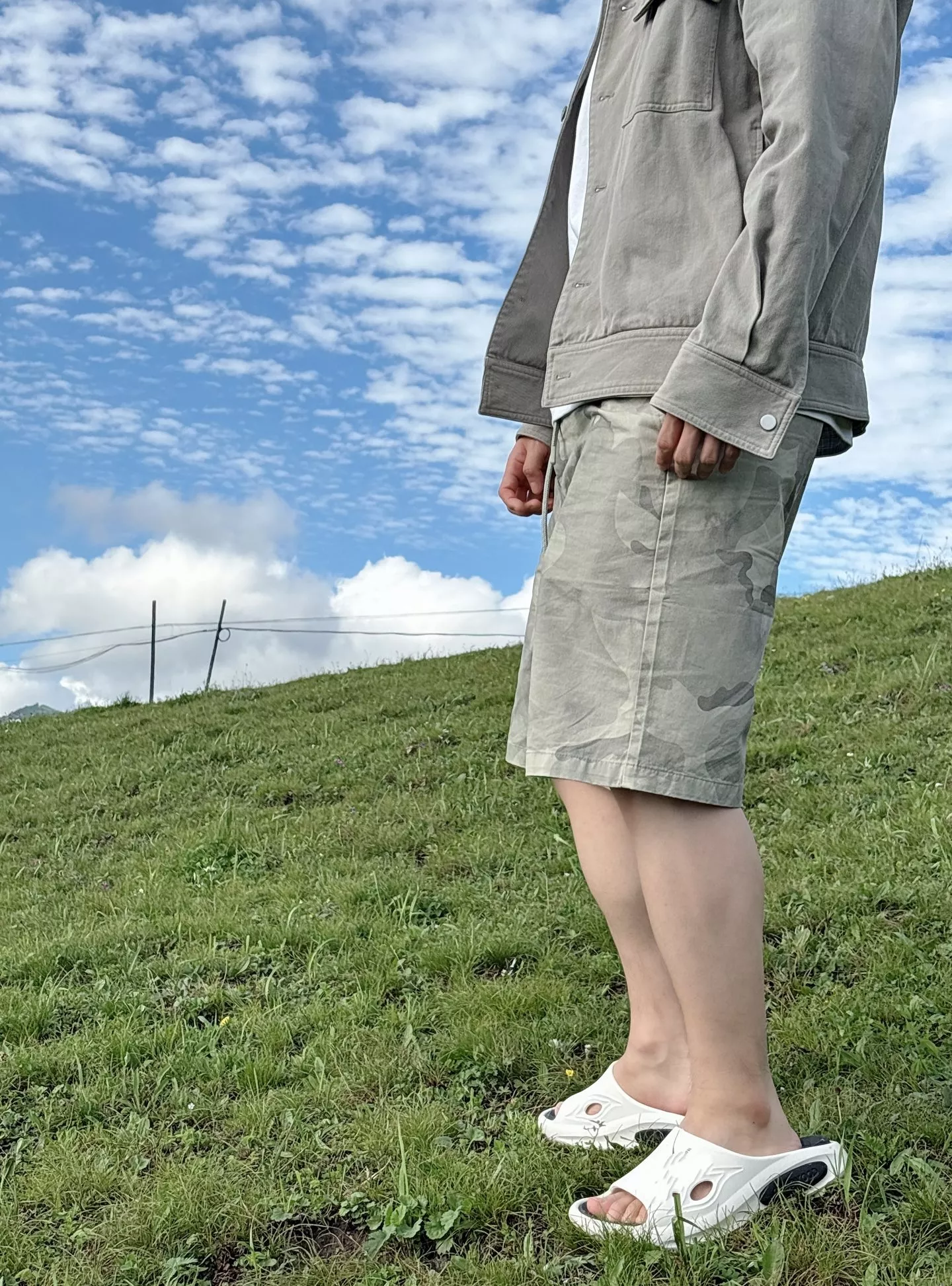 메종마르지엘라 라이트 코튼 카모 드로스트링 쇼츠 상세 이미지 23