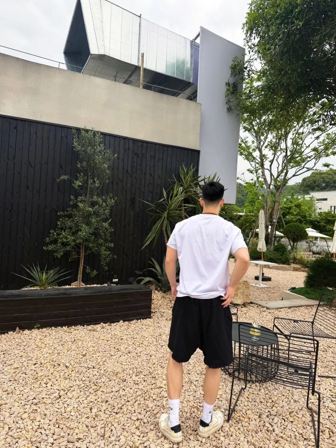 에르메스 웨이브 로고 블랙 코튼 쇼츠 상세 이미지 21