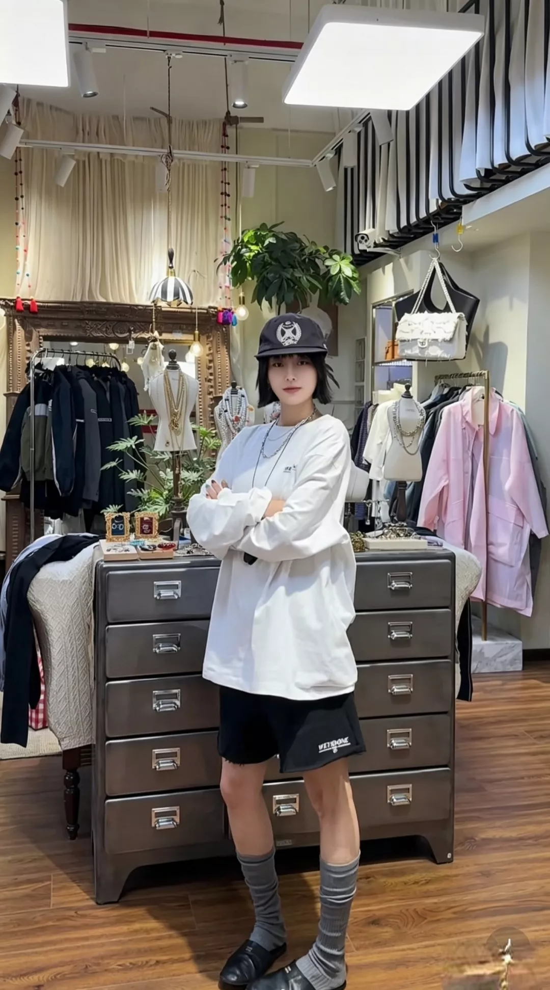 에르메스 웨이브 로고 블랙 코튼 쇼츠 상세 이미지 27