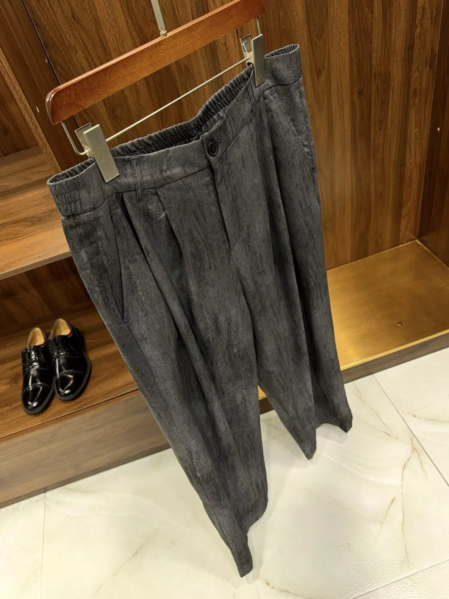 디올 빈티지 워싱 와이드 밴딩 팬츠 상세 이미지 11