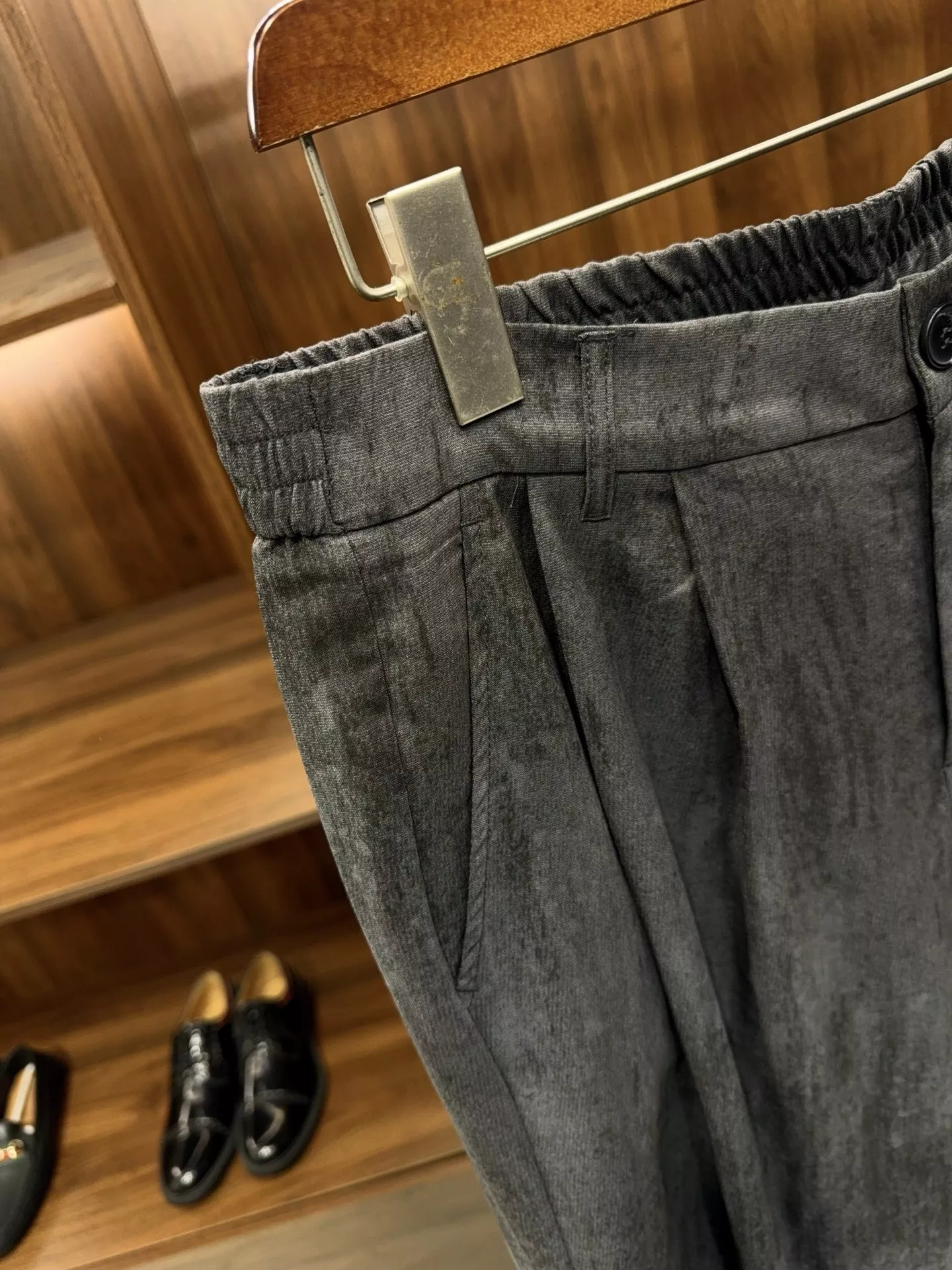 디올 빈티지 워싱 와이드 밴딩 팬츠 상세 이미지 15