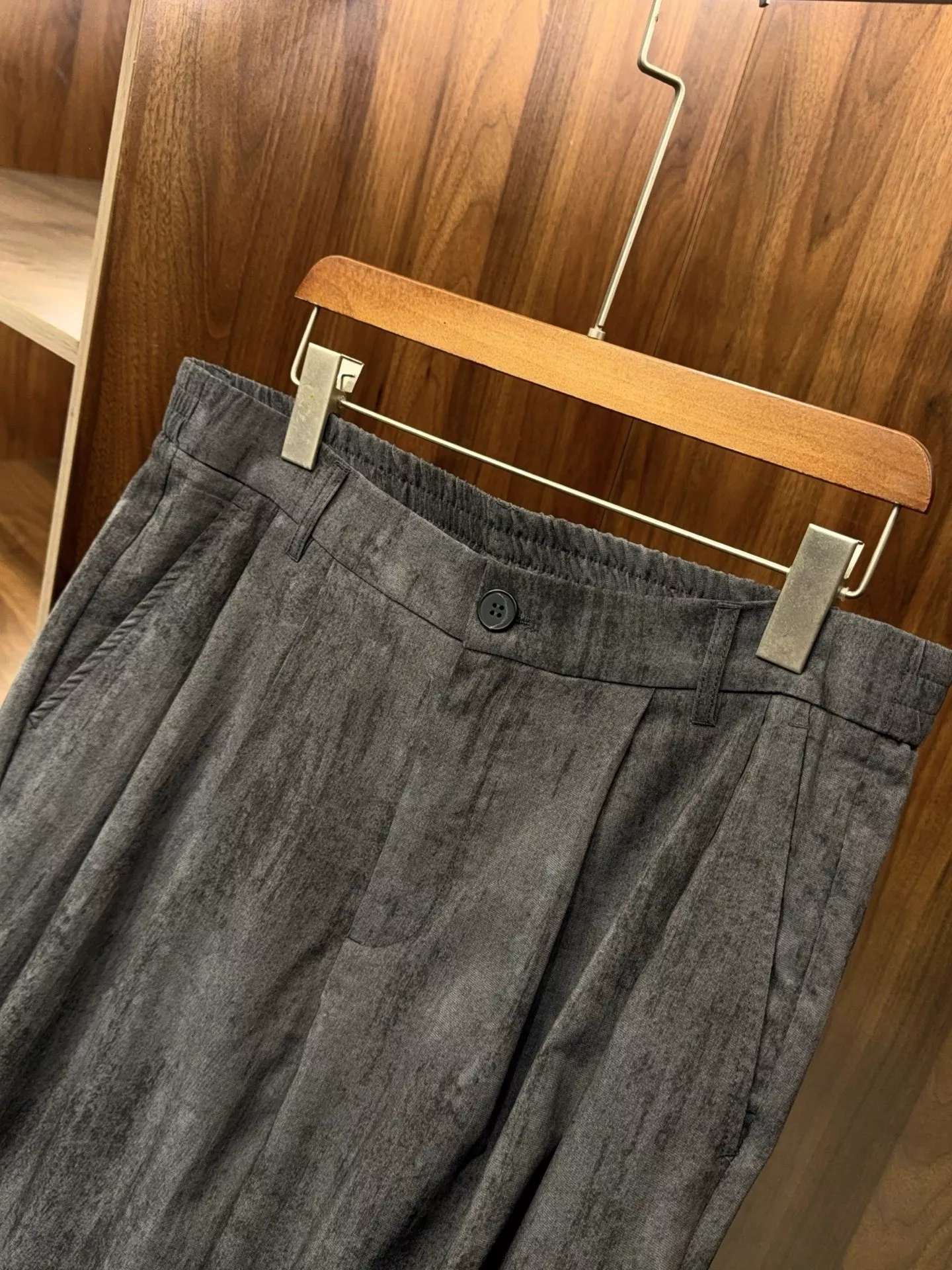디올 빈티지 워싱 와이드 밴딩 팬츠 상세 이미지 3