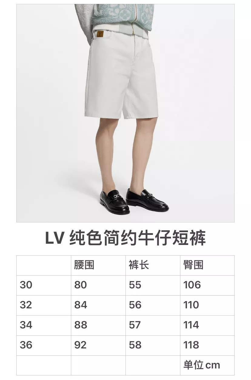 루이비통 워시드 코튼 데님 쇼츠 상세 이미지 16