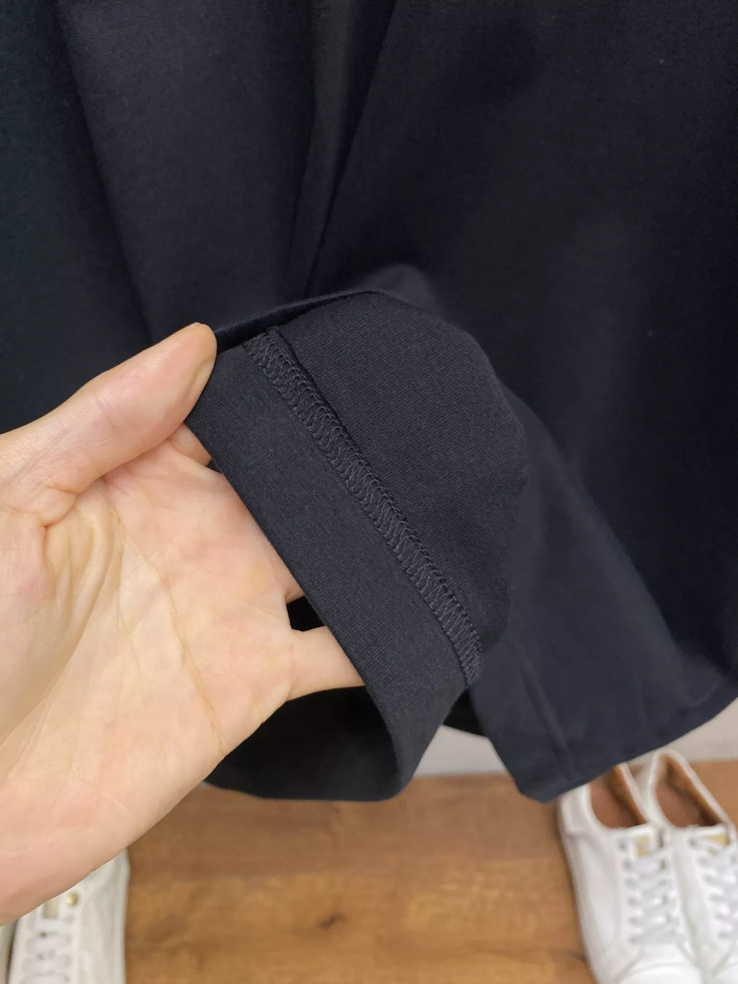 몽클레어 레터링 배지 프린트 반팔 티 상세 이미지 7