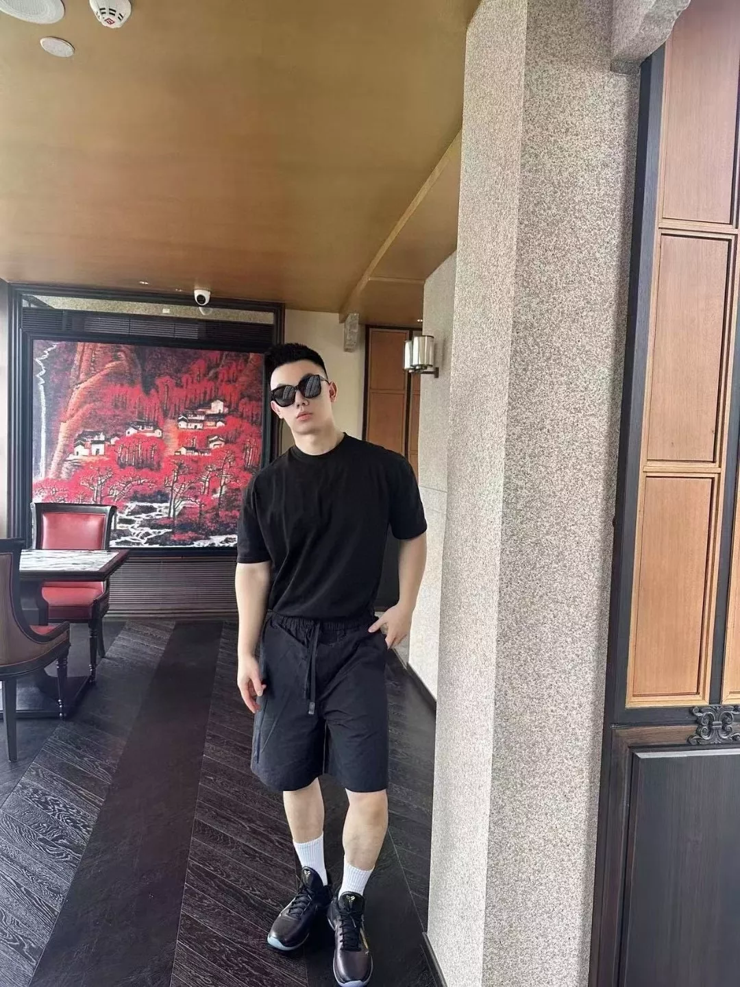 로에베 아나그램 자수 펀칭 쇼츠 상세 이미지 12