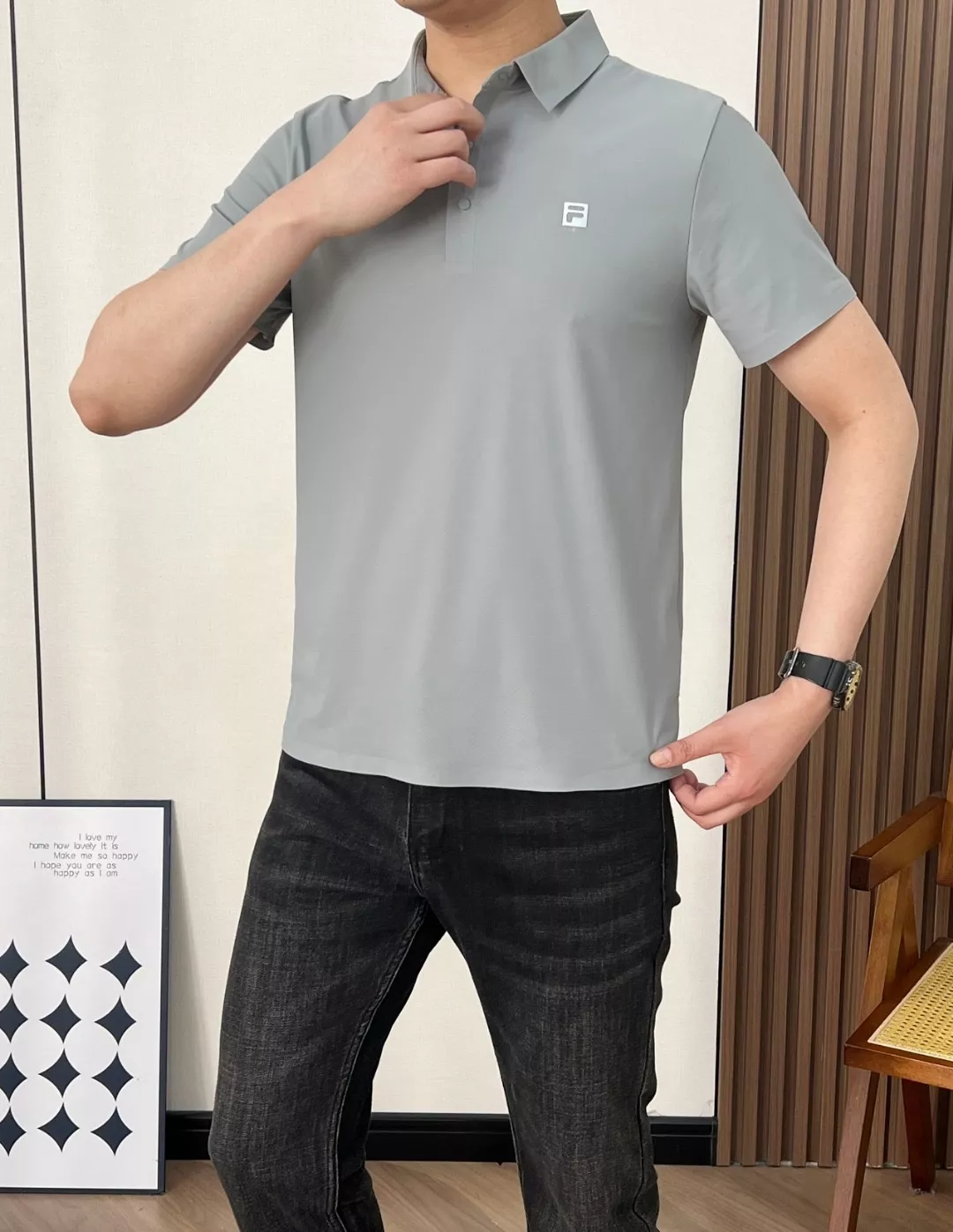휠라 쿨링 기능 폴로 반팔 상의 상세 이미지 22