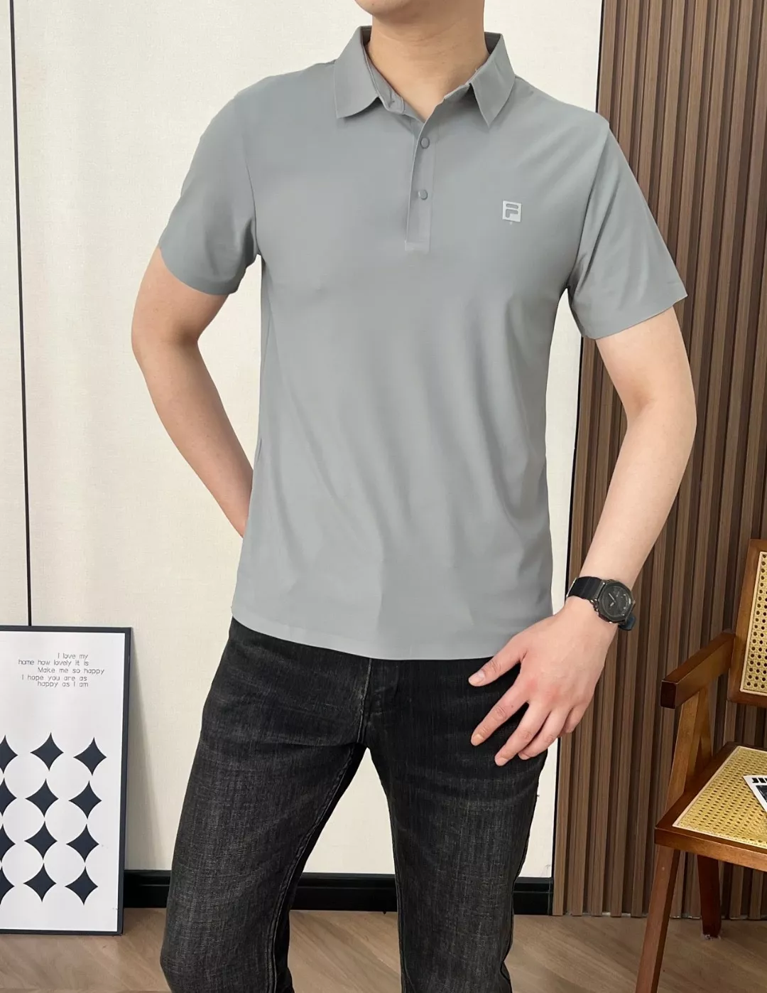 휠라 쿨링 기능 폴로 반팔 상의 상세 이미지 24