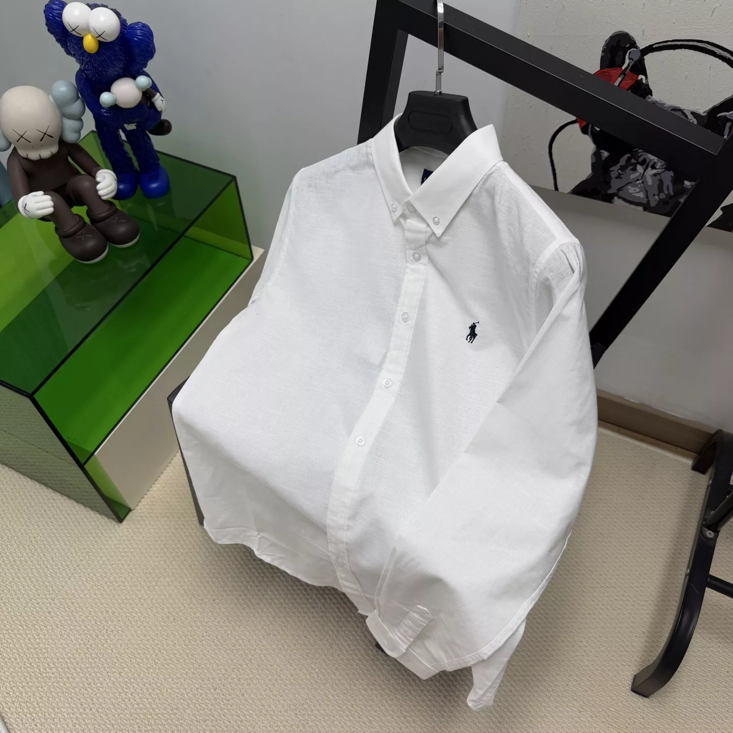 랄프로렌 클래식 포니 자수 코튼 린넨 셔츠 상세 이미지 7