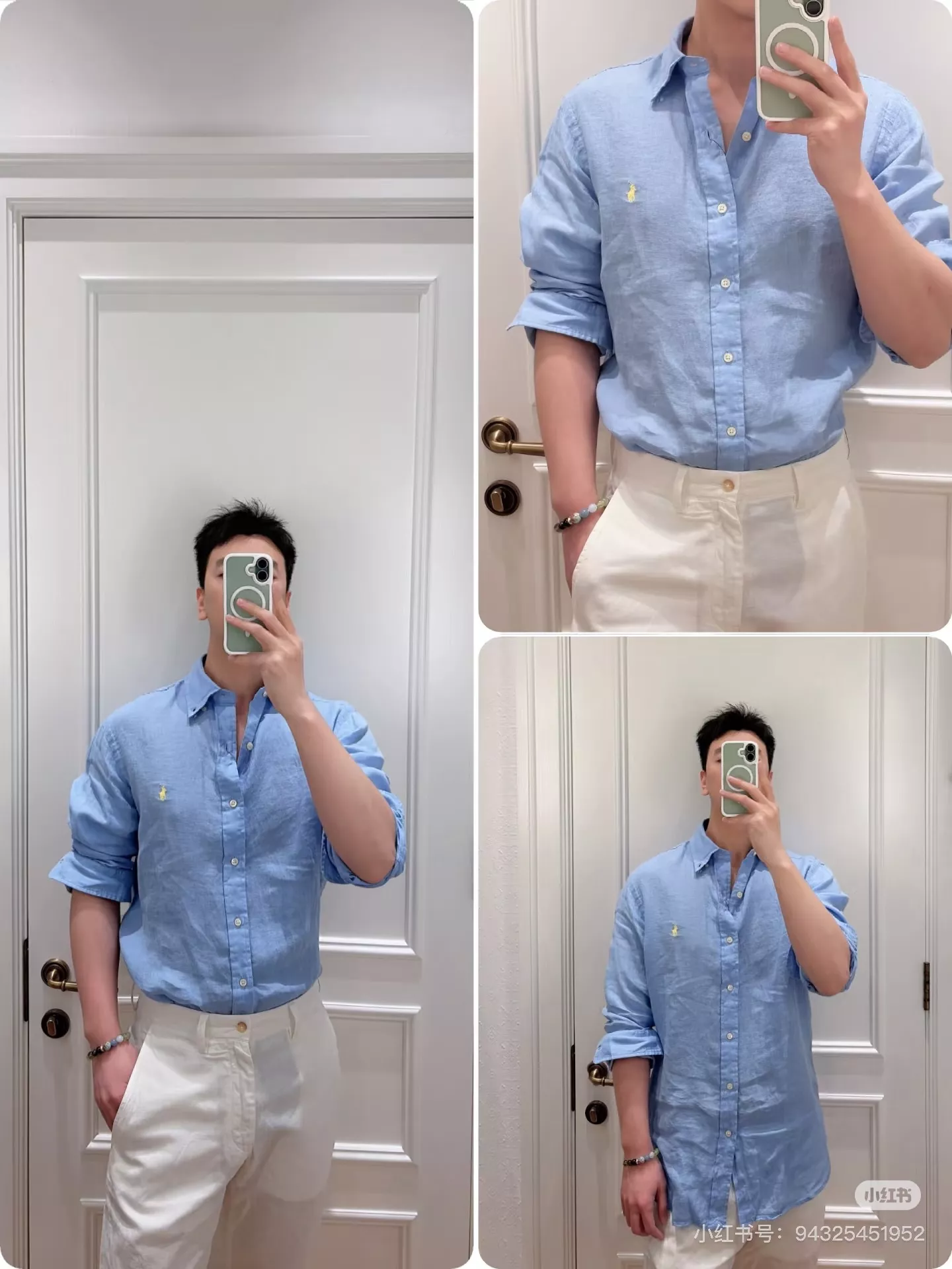 랄프로렌 클래식 포니 자수 코튼 린넨 셔츠 상세 이미지 39