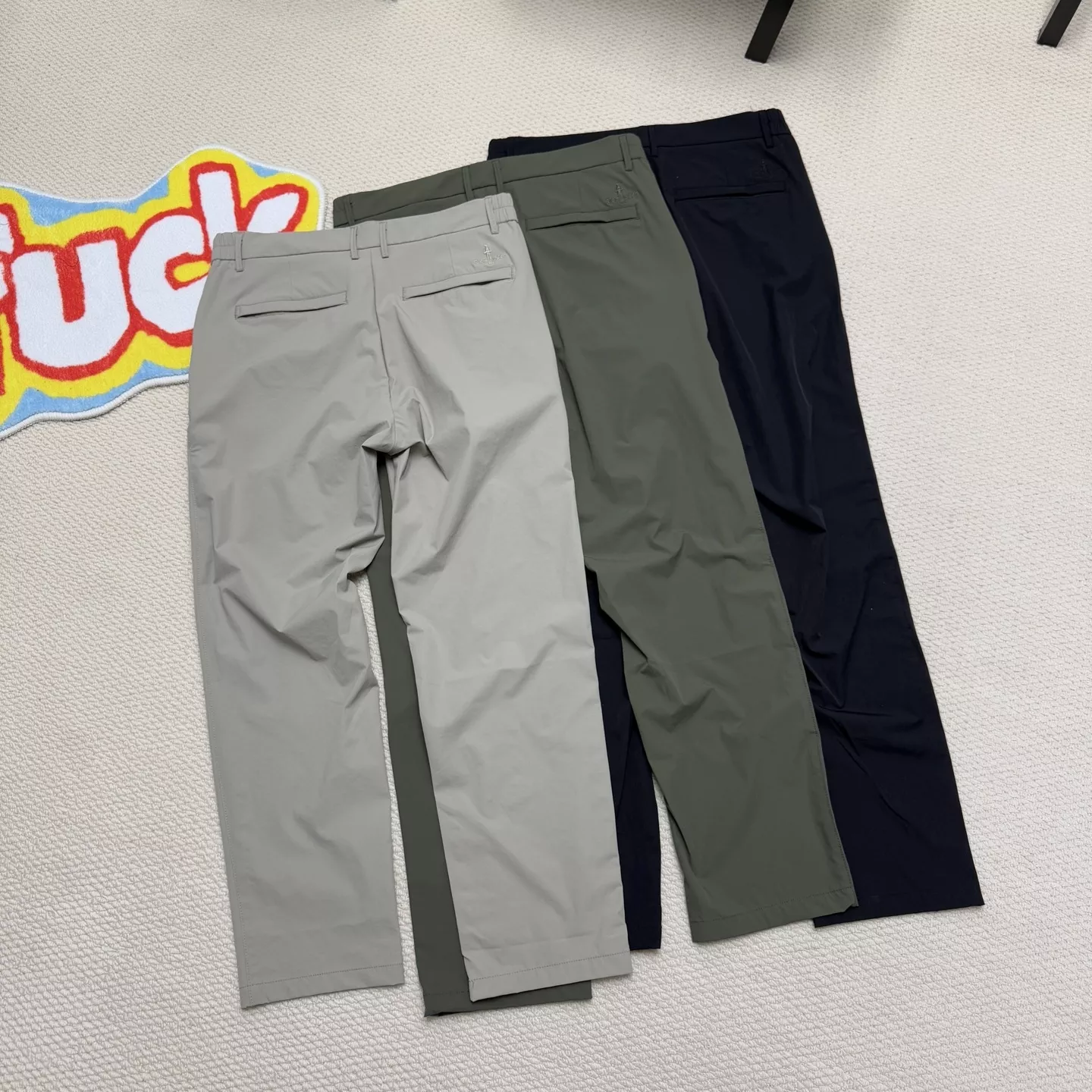 비음륵분 남성 통근 일자핏 밴딩 팬츠 상세 이미지 12