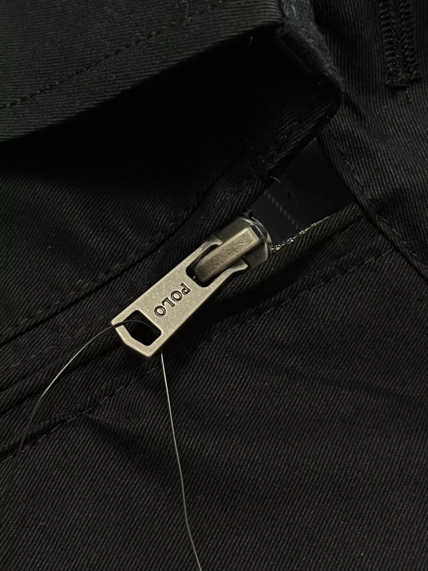 랄프로렌 클래식 체크 안감 카라 집업 아우터 상세 이미지 12