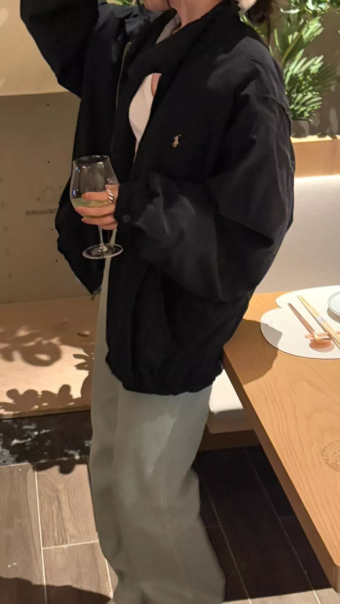랄프로렌 클래식 체크 안감 카라 집업 아우터 상세 이미지 27