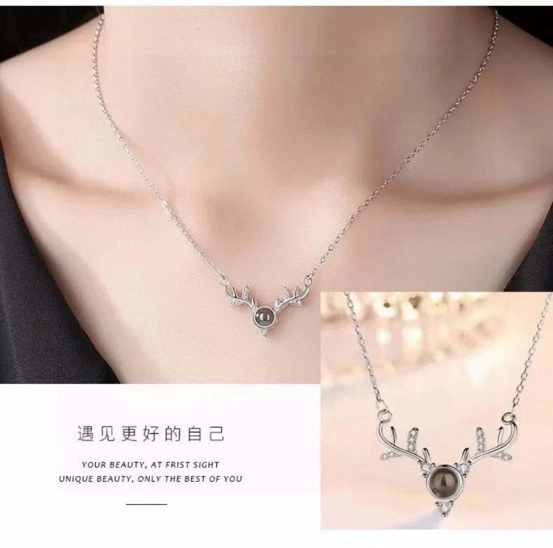 노브랜드 사슴뿔 모티브 실버 목걸이 선물세트 상세 이미지 8