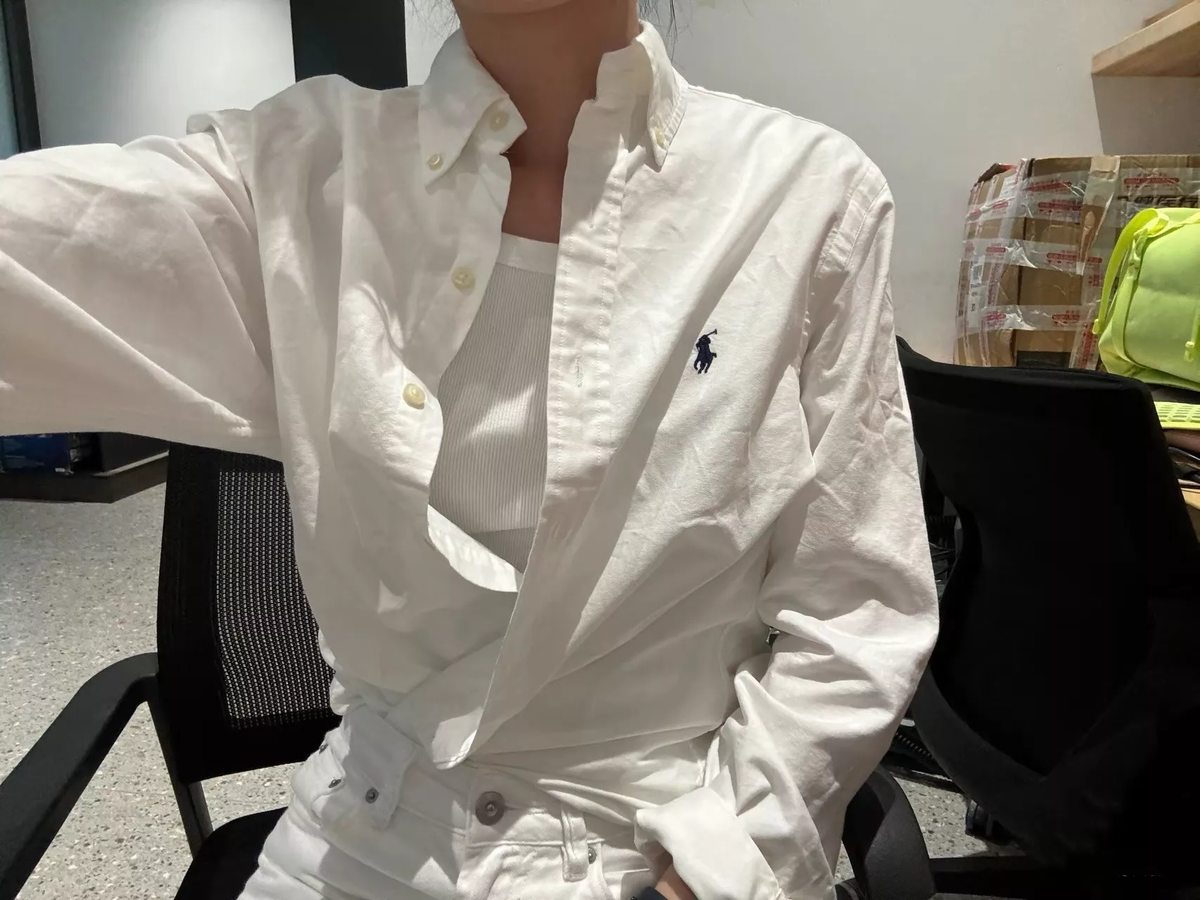 랄프로렌 코튼 옥스포드 포니 자수 셔츠 상세 이미지 30