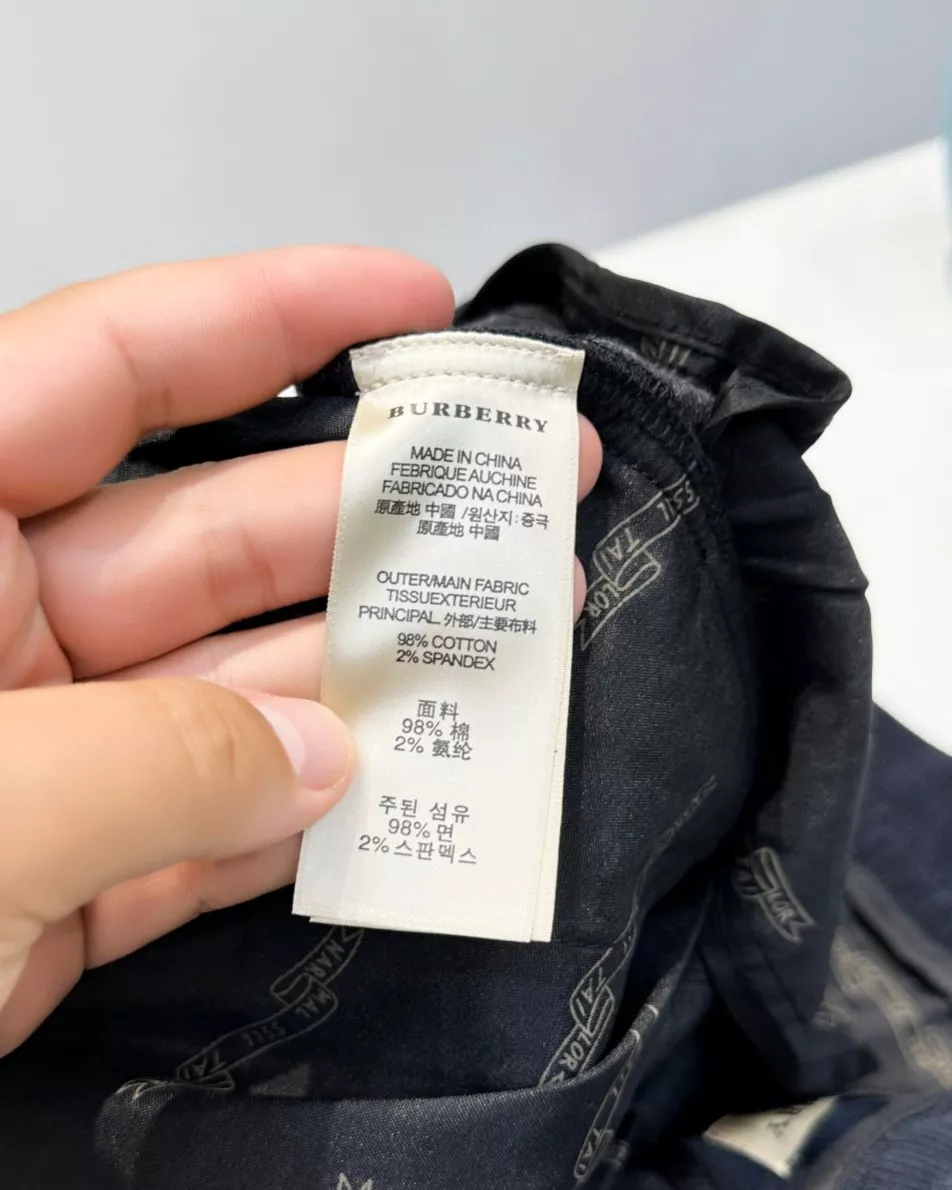 버버리 골드 전마 자수 코듀로이 울 팬츠 상세 이미지 27