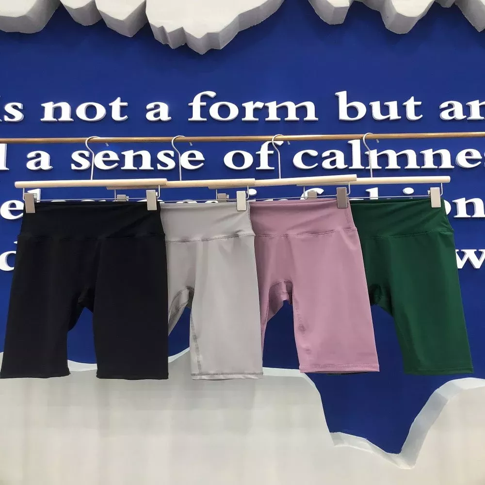 룰루레몬 하이라이즈 요가 5부 팬츠