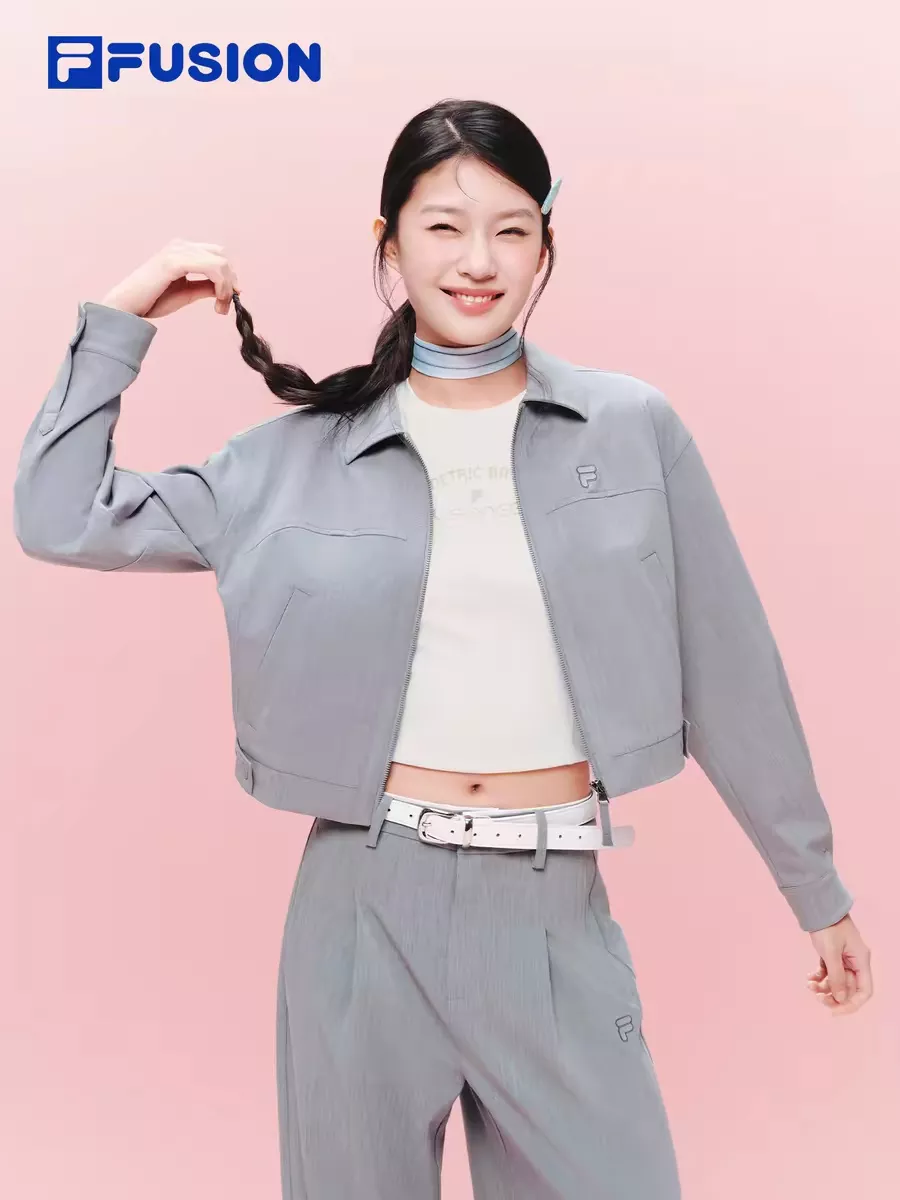 휠라 여성 슬림핏 니트 반소매 탑 상세 이미지 21