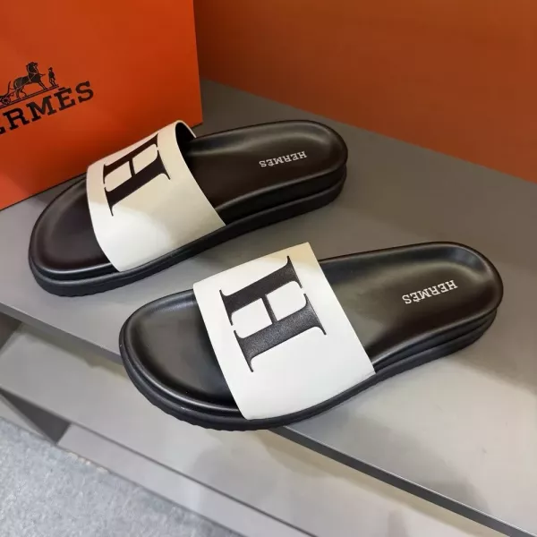 에르메스 H 로고 오픈토 슬라이드