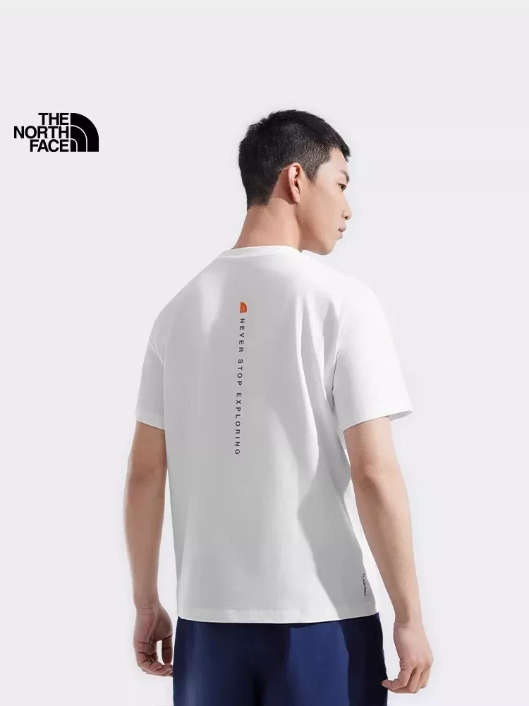 노스페이스 아웃도어 프린트 반팔 코튼 탑 상세 이미지 27