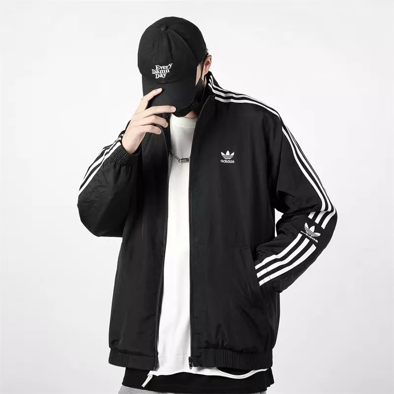 아디다스 삼선 자수 트레포일 스탠드넥 아우터 상세 이미지 12