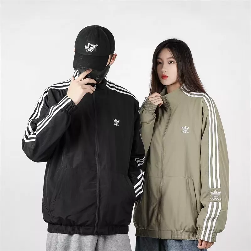 아디다스 삼선 자수 트레포일 스탠드넥 아우터 상세 이미지 10
