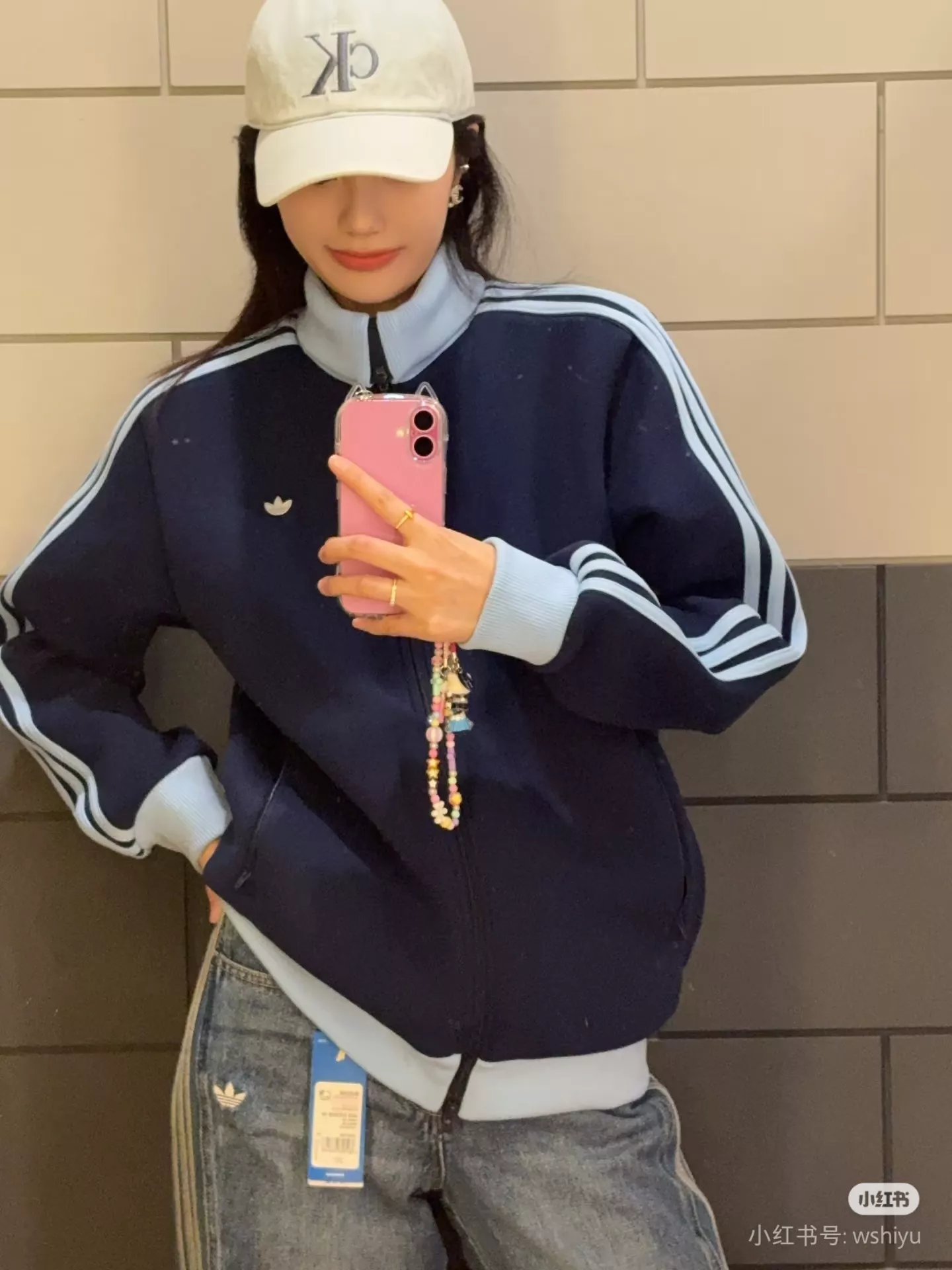 아디다스 삼선 메탈 로고 스탠드넥 아우터 상세 이미지 24