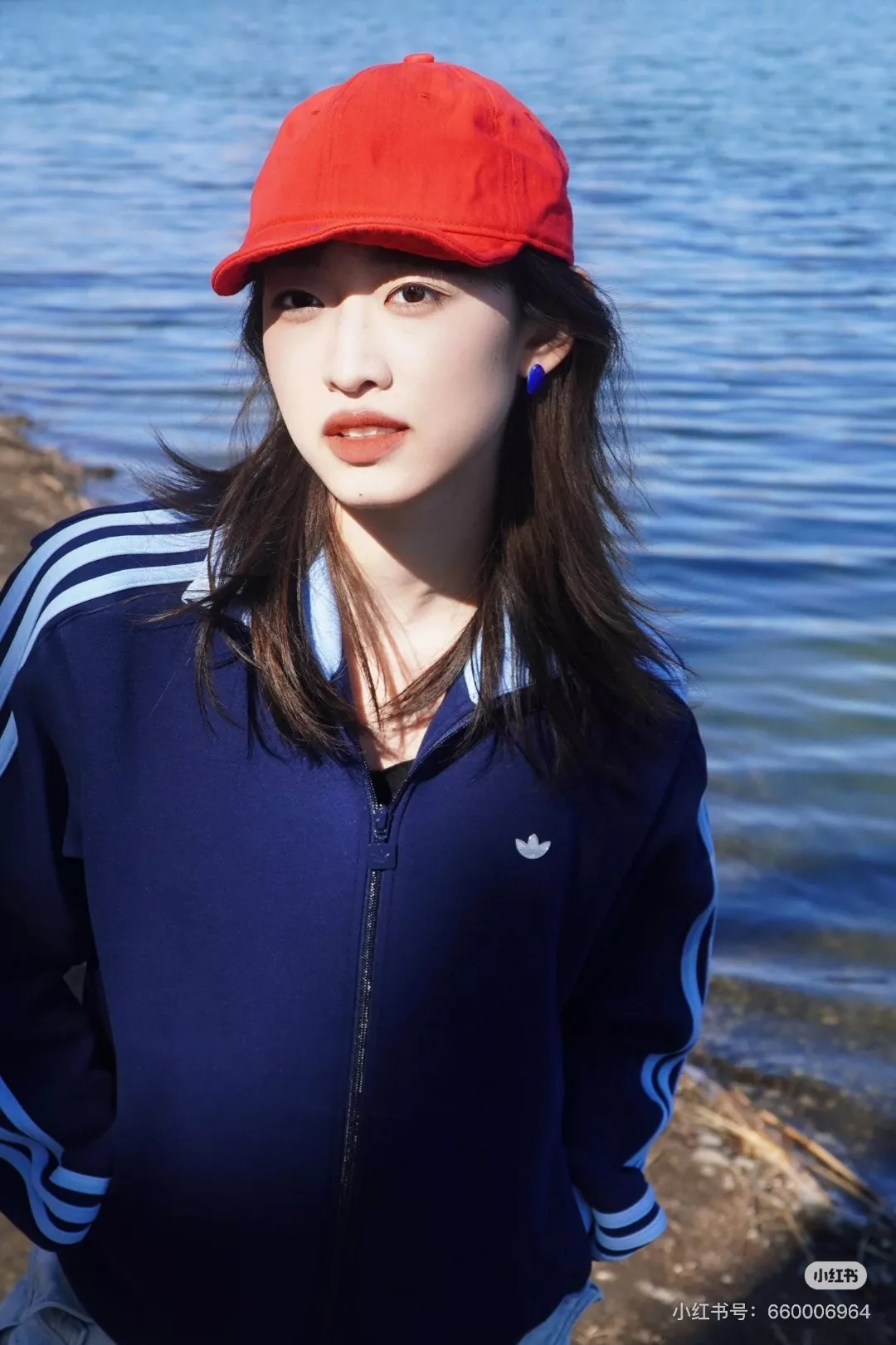 아디다스 삼선 메탈 로고 스탠드넥 아우터 상세 이미지 21