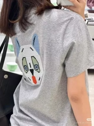 로에베 루이스 웨인 협업 고양이 자수 반팔 상의 상세 이미지 32