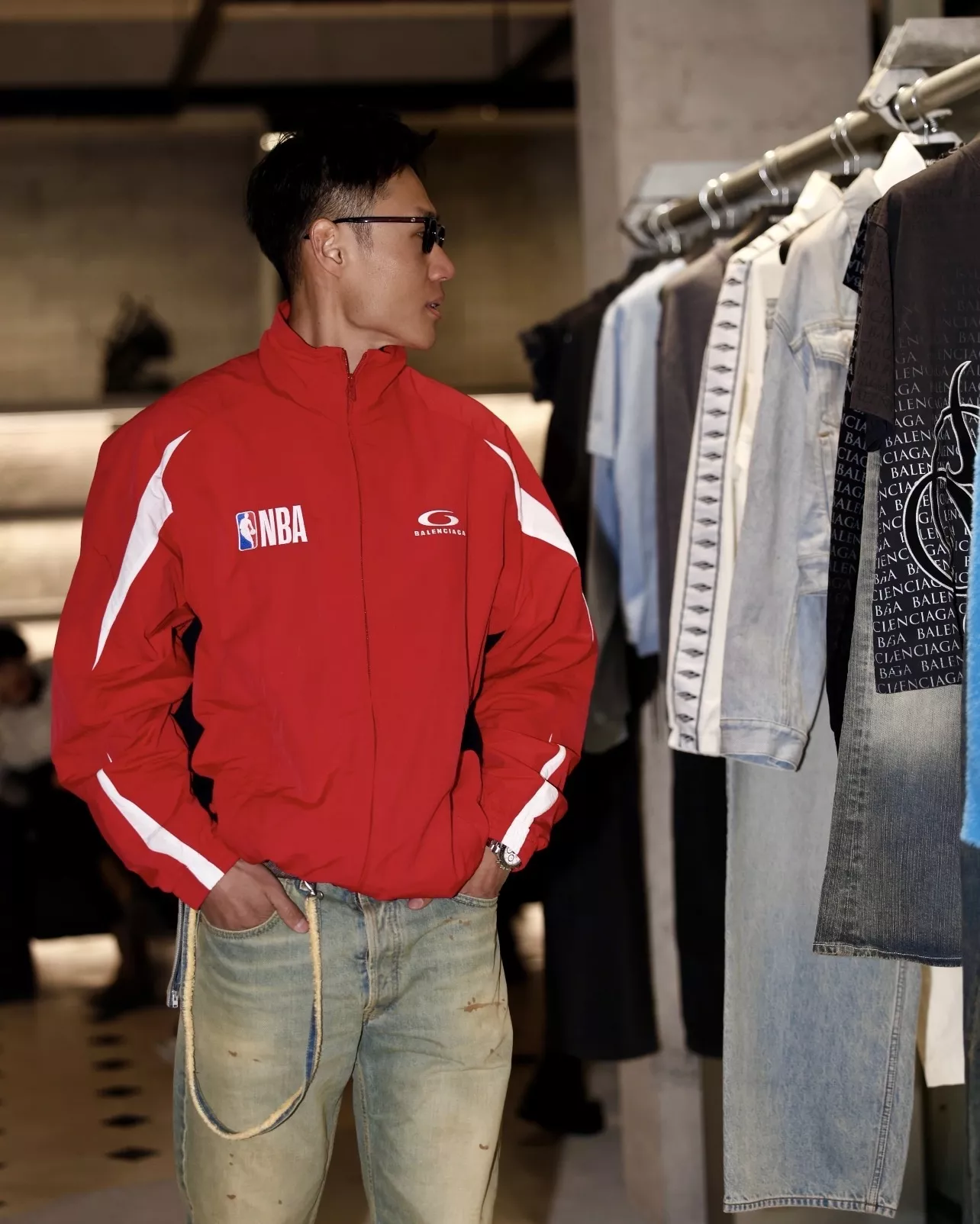 발렌시아가 NBA 협업 10번 스포츠 재킷 상세 이미지 34