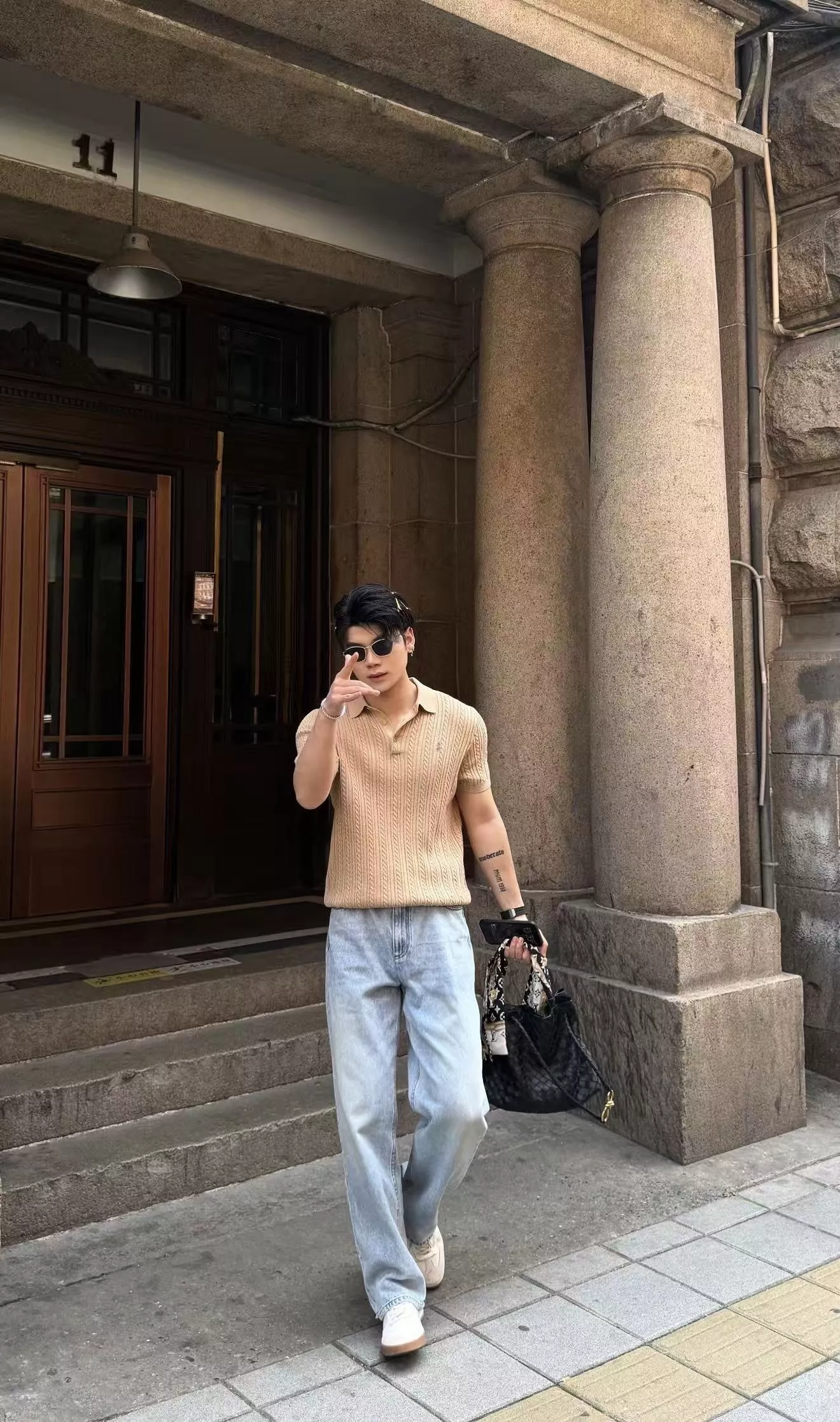 랄프로렌 케이블 짜임 폴로 니트 상의 상세 이미지 48