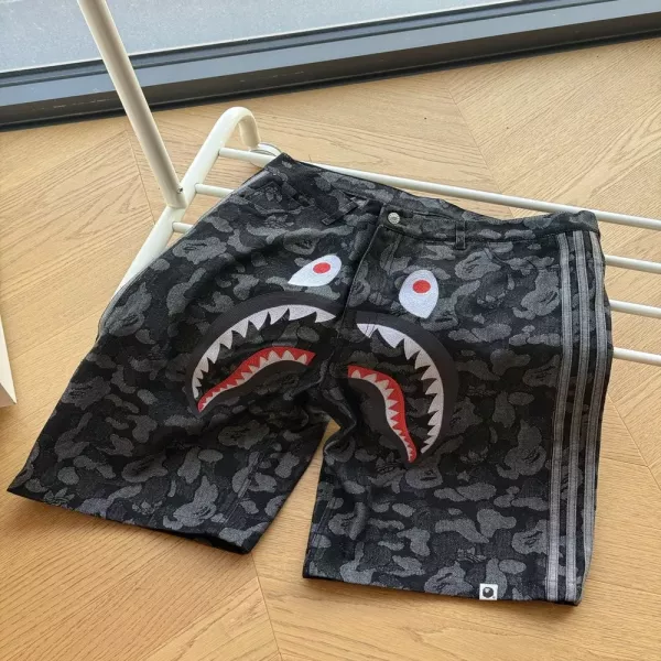 아디다스 베이프 콜라보 카모 쇼트 팬츠