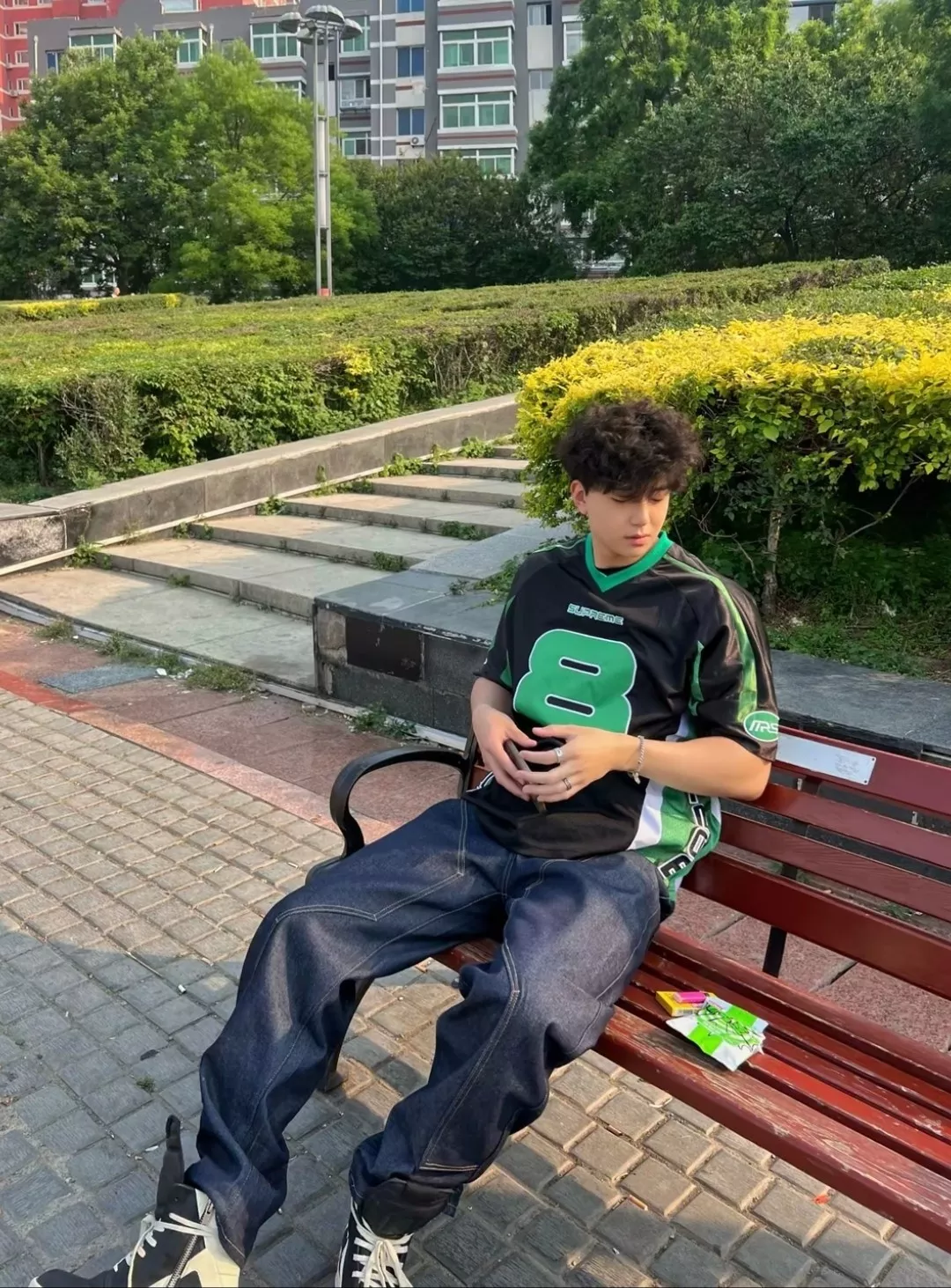 슈프림 마틴로즈 협업 메시 풋볼 반팔 상의 상세 이미지 41
