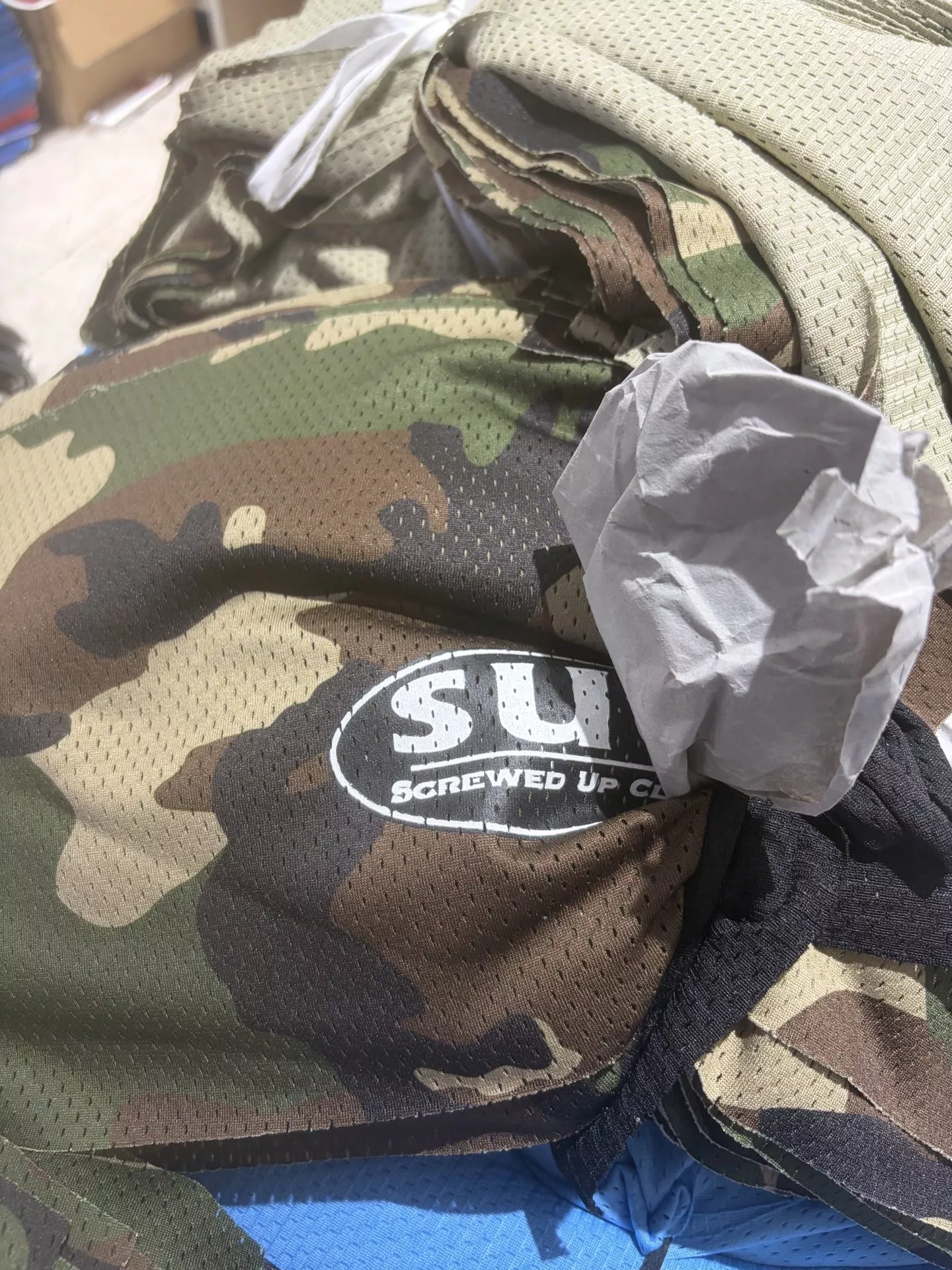 슈프림 브이넥 배색 프린트 메시 풋볼 져지 상세 이미지 47
