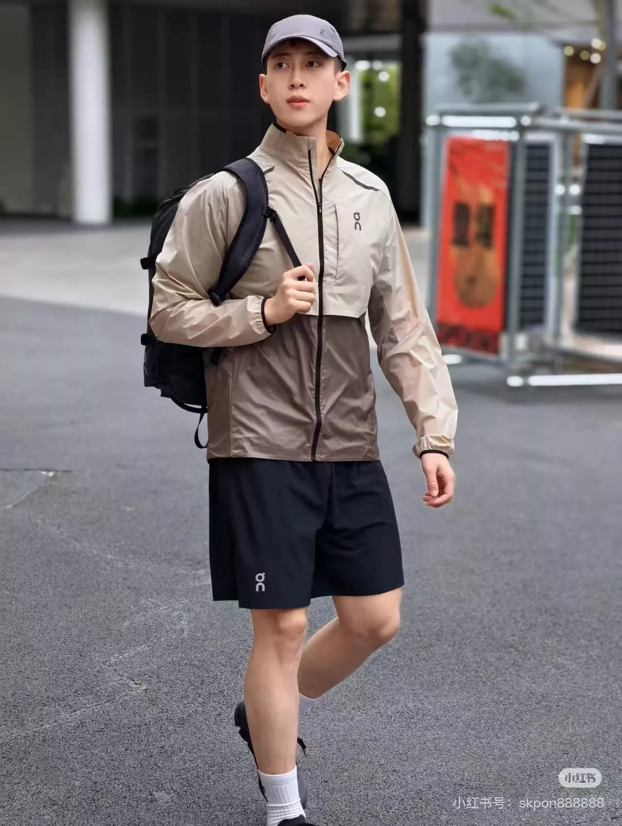 온 기초 프린트 속건 스포츠 반바지 상세 이미지 22
