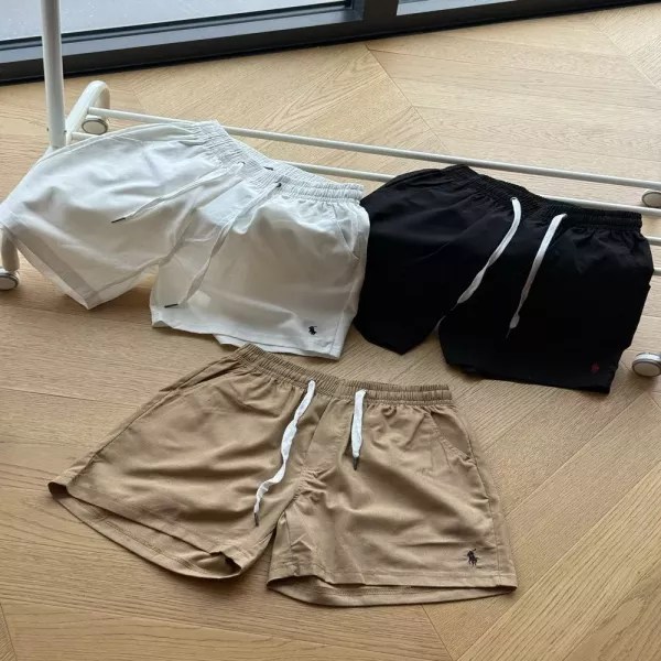 랄프로렌 코튼 린넨 캐주얼 밴딩 반바지