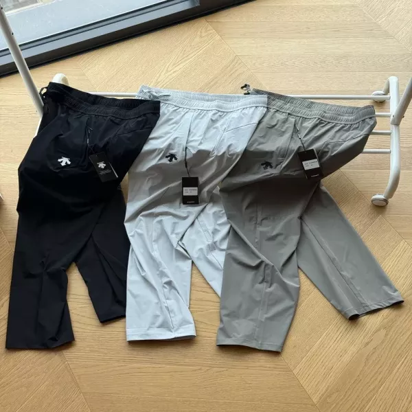 데상트 흡습 속건 기능성 운동 바지