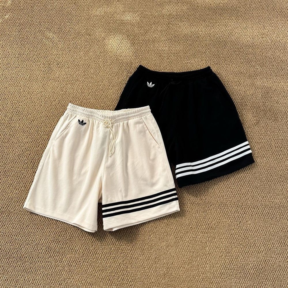 아디다스 삼선 자수 캐주얼 쇼츠