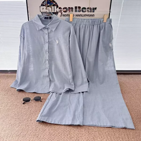 랄프로렌 린넨 셔츠 팬츠 투피스