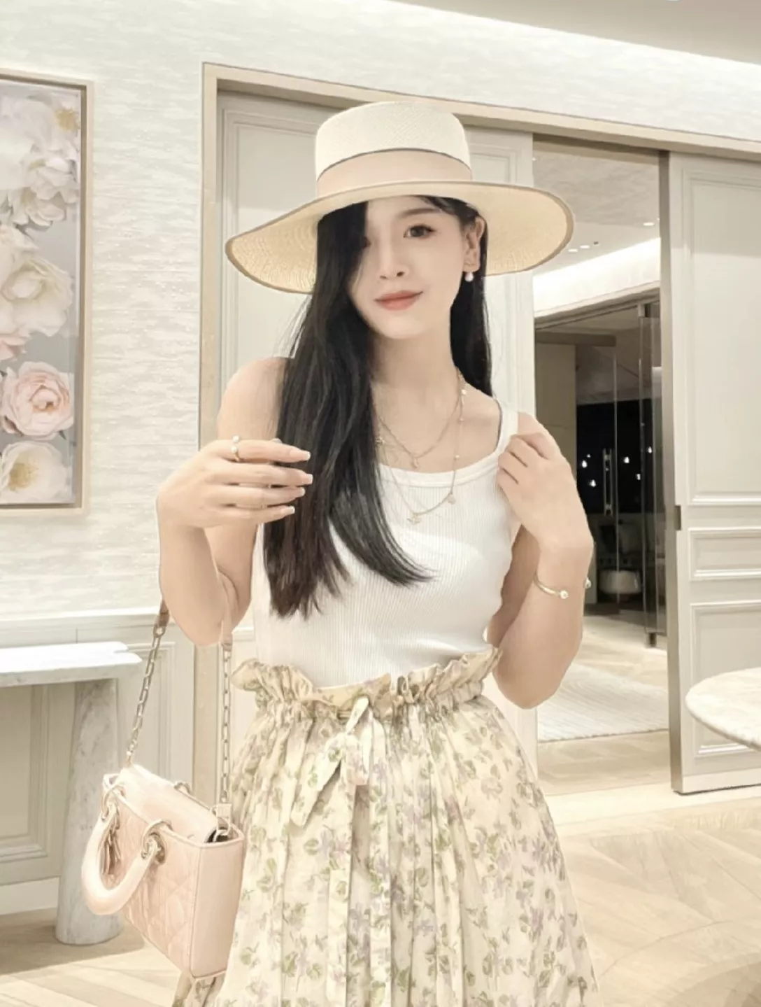 디올 별과 벌 모티브 물방울 이어링 상세 이미지 17