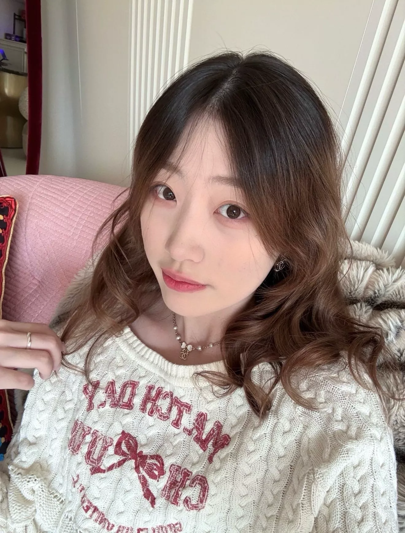 샤넬 진주 리본 장식 체인 네크리스 상세 이미지 26