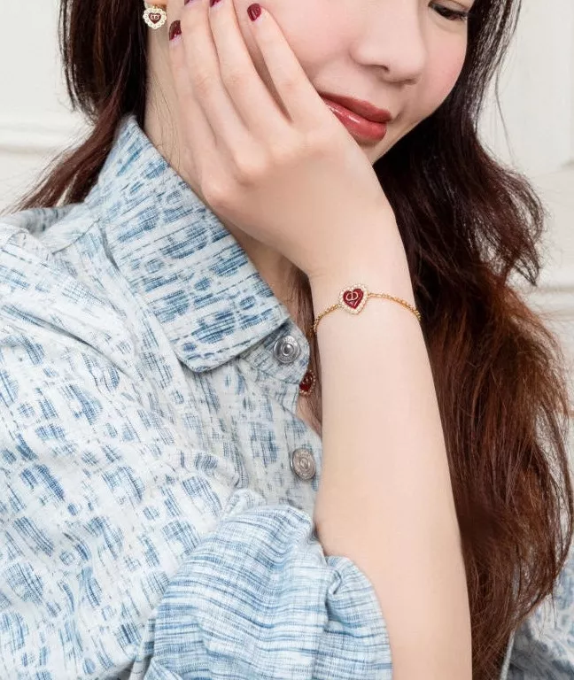 디올 하트 포인트 비즈 브레이슬릿 상세 이미지 28