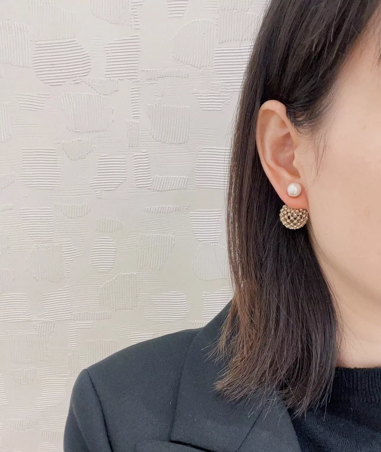 디올 더블 펄 크리스탈 이어스터드 상세 이미지 25