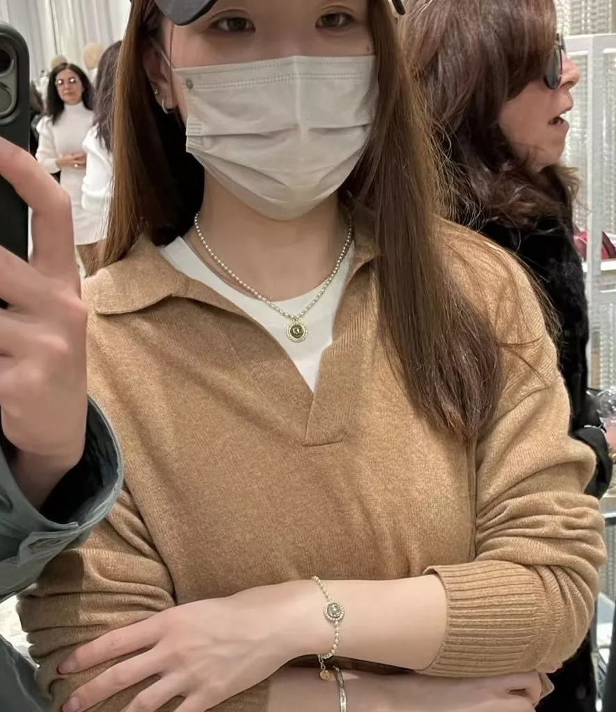 디올 플라워 모티브 글라스 비즈 진주 브레이슬릿 상세 이미지 16