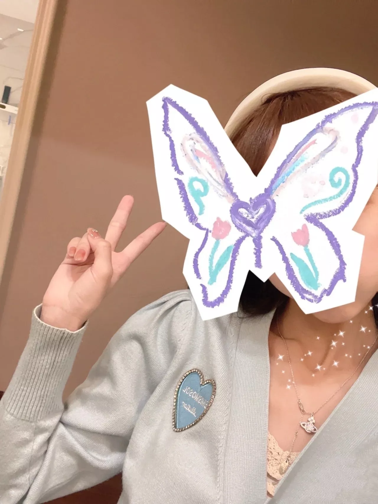 비비안웨스트우드 풀 다이아 새턴 포인트 목걸이 상세 이미지 15