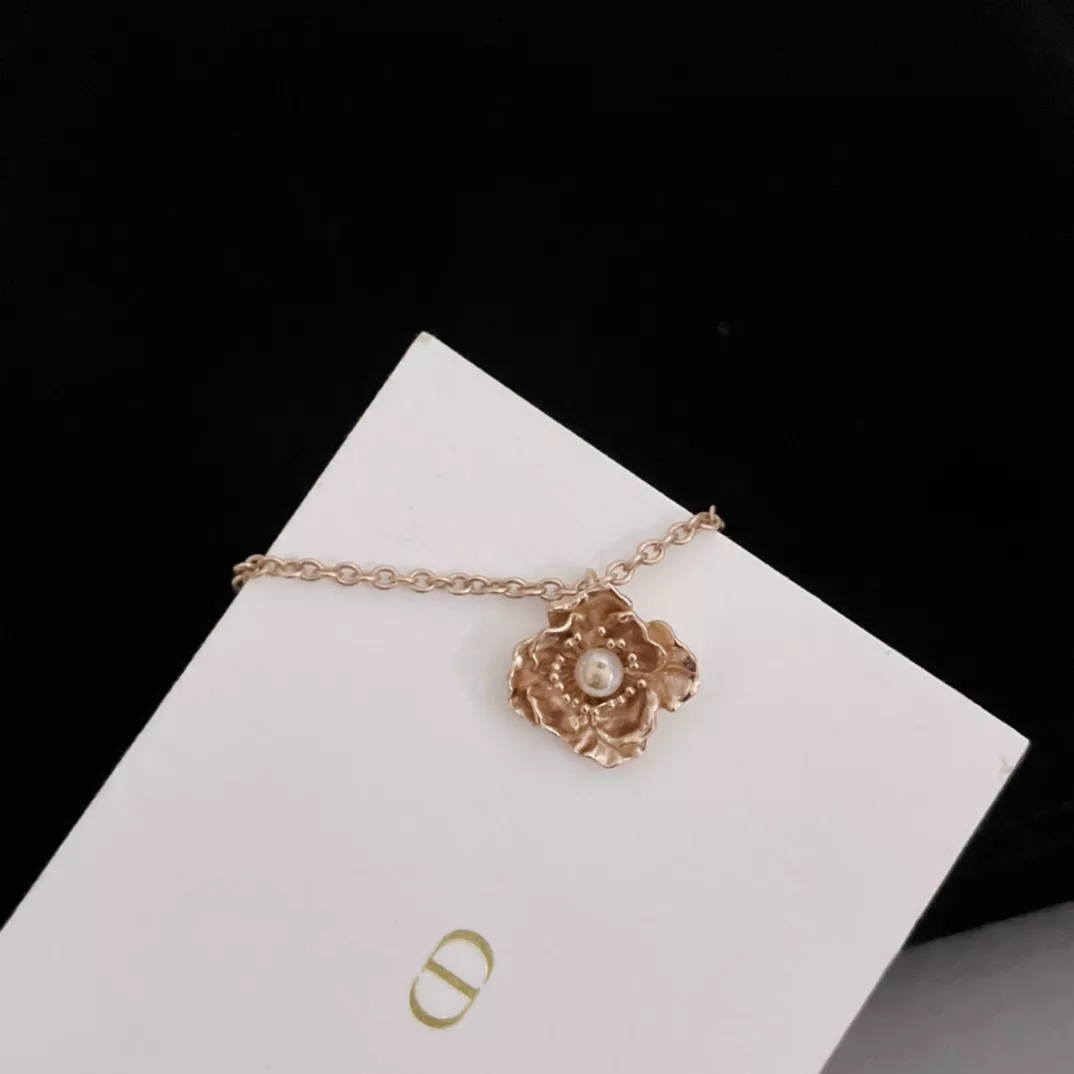 디올 입체 플라워 체인 주얼리 상세 이미지 5