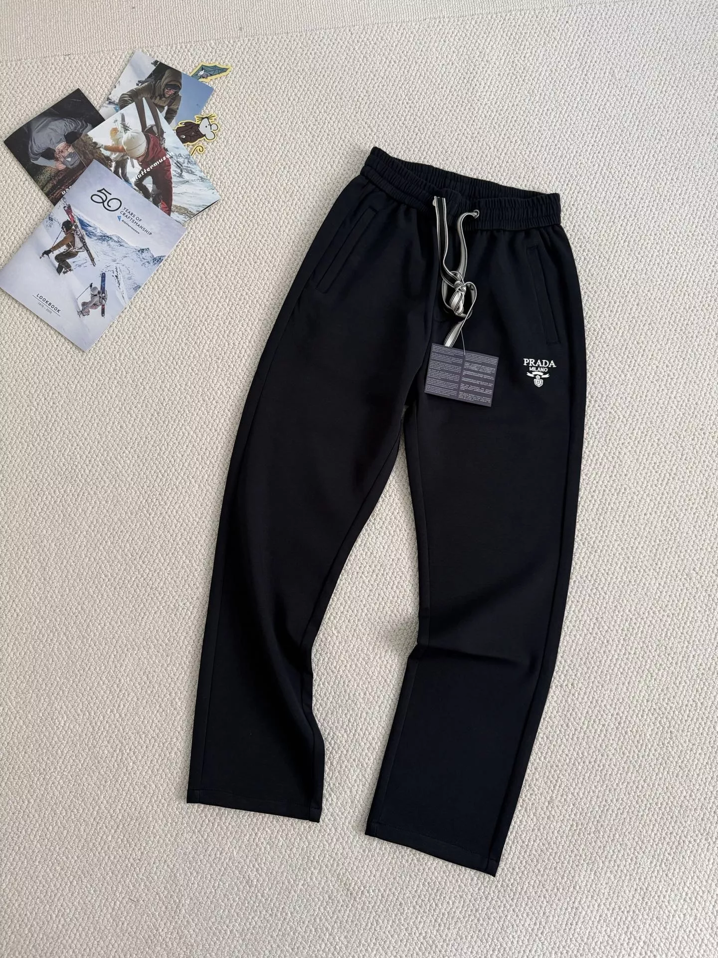프라다 에어레이어 니트 밴딩 팬츠 상세 이미지 4
